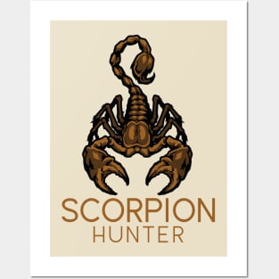 Scorpion Hunter Outdoor Bug Hunter Posters and Art